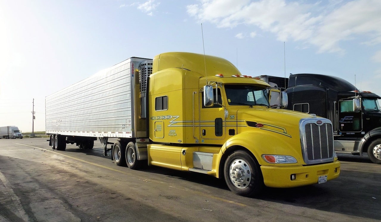 Yellow truck